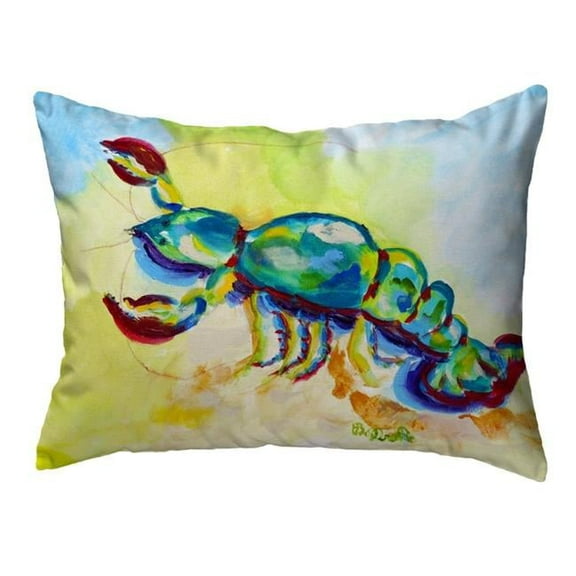 Betsydrake NC1137 16 x 20 in. Colorful Lobster No Cord Pillow