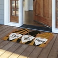 thumbnail image 2 of Briarwood Lane Bee Happy Gnomes Summer Natural Fiber Coir Doormat, 2 of 3