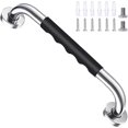 thumbnail image 1 of 40cm Black Safety Bathtub, Non-Slip, Wall-Mounted Stainless Steel Grab Bar, 1 of 5