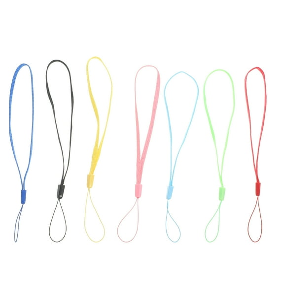 LEORX 50Pcs Elastic Wrist Lanyard Keychain Strap for Phones USB Flash Drives