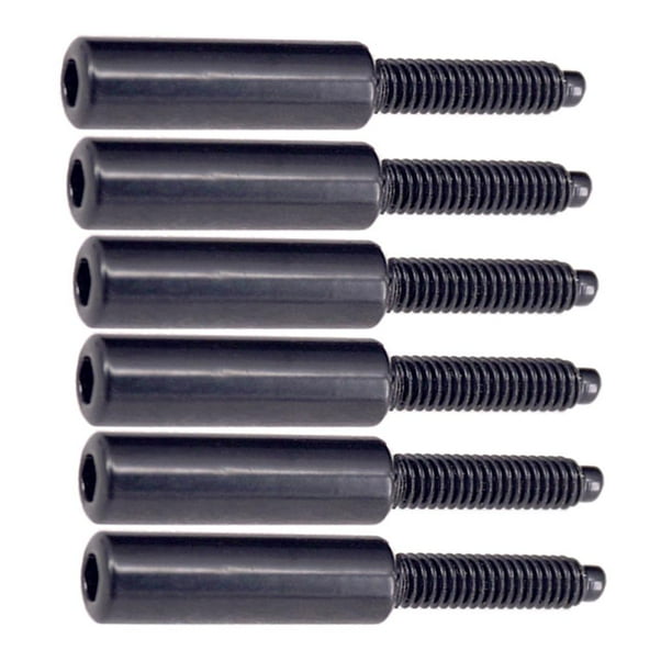 6 piezas Tremolo Bridge Saddle Lock Hexágono Tornillo Abrazadera Cadena Hexagonal