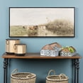 thumbnail image 2 of Melrose Cow and Streamed Framed Canvas Wall Art - 37.25" x 17", 2 of 2
