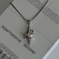 thumbnail image 4 of Collar colgante de acero de titanio YONGSHENG serpiente estrella mujer, 4 of 5