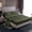 Green, variant on Castle Fairy Yellow Teal Aztec Full Size Sheets,Bohemian Western Theme Bed Sheets