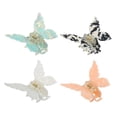 thumbnail image 1 of 4 pinzas para el pelo de mariposa, bonitas pinzas para el pelo de mariposa, para mujeres y niñas, 2.95 x 2.36 x 1.57 pulgadas, negro, blanco, rosa, verde, 1 of 7