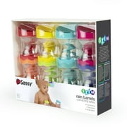 Sassy 8 PC Rain Barrels Connecting Funnels Bath Toy for All Children Ages 3-24 Months