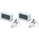 thumbnail image 1 of 2 termómetros digitales electrónicos, termostato, medidor de temperatura, actualización de 2 segundos con sonda, color blanco, 1 of 15