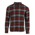 thumbnail image 5 of Denim  Flower Men's Flannel Plaid Shirt, 5 of 11