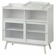 thumbnail image 2 of TMS Altura Bar Cabinet with Sliding Doors and Wine Rack, White, 2 of 8