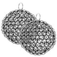 thumbnail image 1 of Chain Mail Scrubber Cast Iron Sponge Chainmail Scrubber Cleaner with Silicone Pad for Skillet Pre-Seasoned Pan Dutch Ovens, 1 of 8