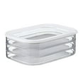 thumbnail image 2 of Fiudx Recipientes para Almacenar Carne, Juego de Gran Capacidad, Apilables y Reutilizables, Prácticos para Organizar El Refrigerador, Ideales para Preparar Comidas, Paquete de 3, Tamaño Compacto, Fác, 2 of 7