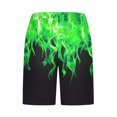 thumbnail image 5 of Men's Shorts Clothing Under $10 Big And Tall Casual Fashion Print Shorts With Pockets Elastic Waist Beach Pants Short Pants, 5 of 6