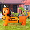 thumbnail image 4 of GOOSH Halloween Inflatable 5 FT Halloween Dog Decorations, Halloween Inflatable Dog with Built-in Lights, Halloween Decorations Outdoor Clearance For Halloween/Holiday/Garden/Yard, 4 of 7