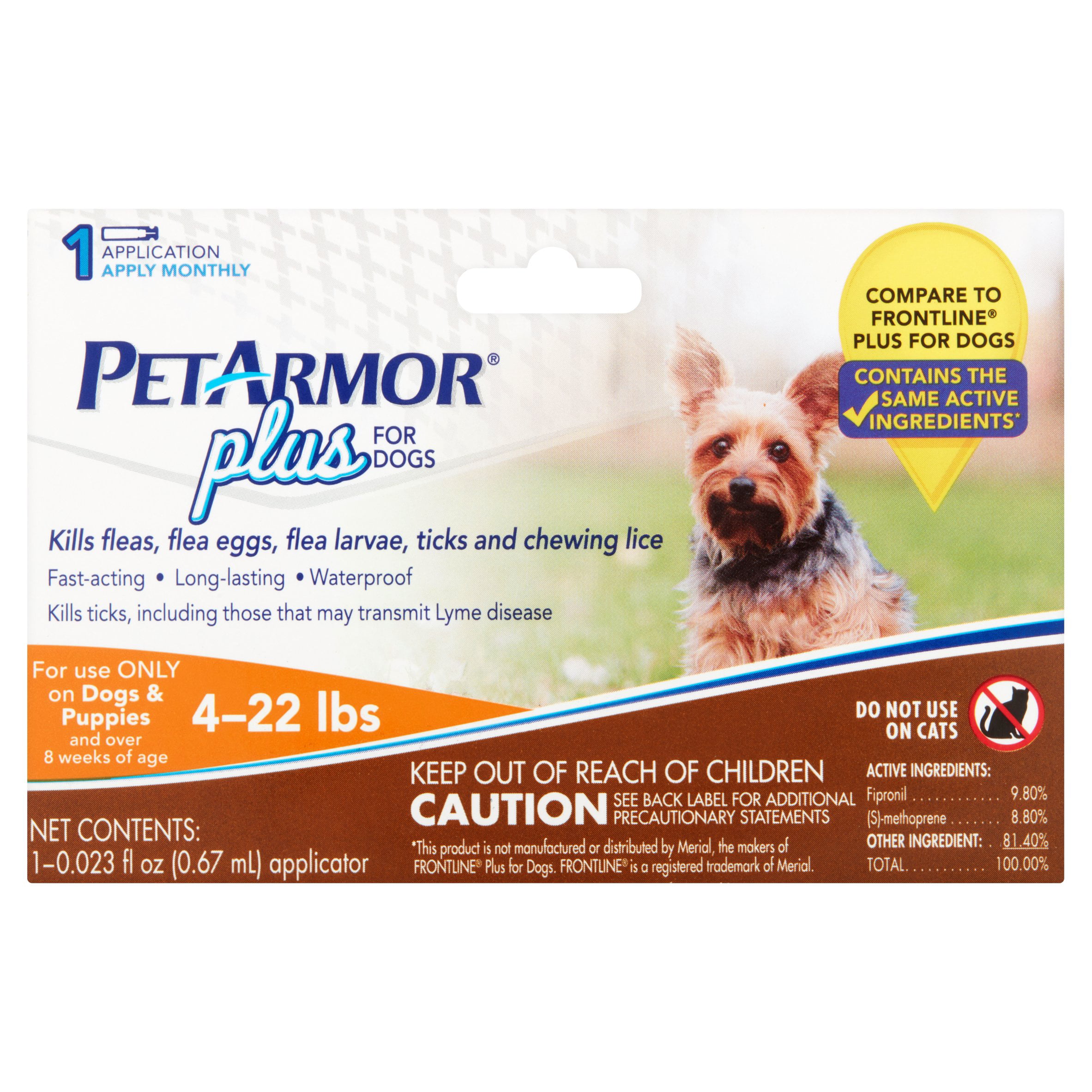 Petarmor Plus Dosage Chart