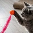 thumbnail image 4 of StlyGar Rainbow Caterpillar Cat Toy with Ball, Interactive Bouncy Toy for Self-Play, 4 of 4