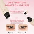 thumbnail image 3 of SDOHIG 2 Pcs Gel Eyeliner Pencil Set, Foldable Eyeliner Stamp for Perfect Wings, Waterproof Eyeliners Tool, Smudge Proof Eyeliners Pen for Beginners, 3 of 10