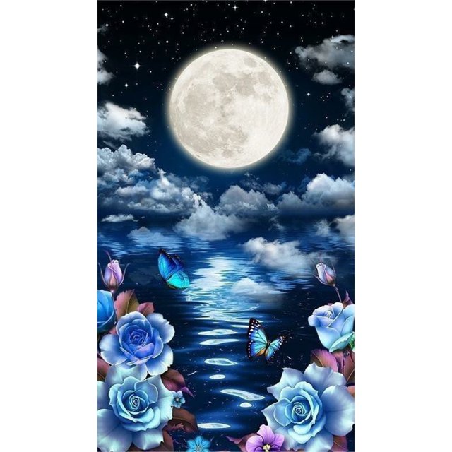 Pintura de diamante 1 5D DIY Kit de mariposa de taladro redondo completo Artesanía de decoración del hogar FLhrweasw Nuevo