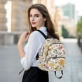thumbnail image 6 of FORMRS Mini Backpack Purse for Women Travel Daypack Casual Shoulder Bag, Birds and Teapots, 6 of 7
