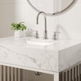 thumbnail image 4 of Modway Gridiron 30" Stainless Steel Bathroom Vanity in White/Silver, 4 of 9
