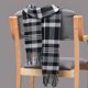 thumbnail image 4 of Bufanda a cuadros para hombre de otoño e invierno, borla de cachemira a cuadros, bufanda para hombre para padres e hijos, 4 of 6