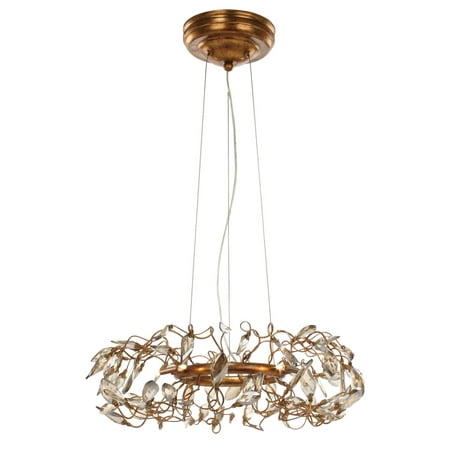 

Maxim 30444 Crystal Garden 6 Light 18-1/4 Wide Chandelier - Gold