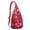Red-7, variant on Abstract Art Sling Backpack – Colorful Geometric Tie Dye Crossbody Daypack, Psychedelic Pop Art Hiking Bag for Women & Men, Fashionable & Lightweight Outdoor Travel Pack
