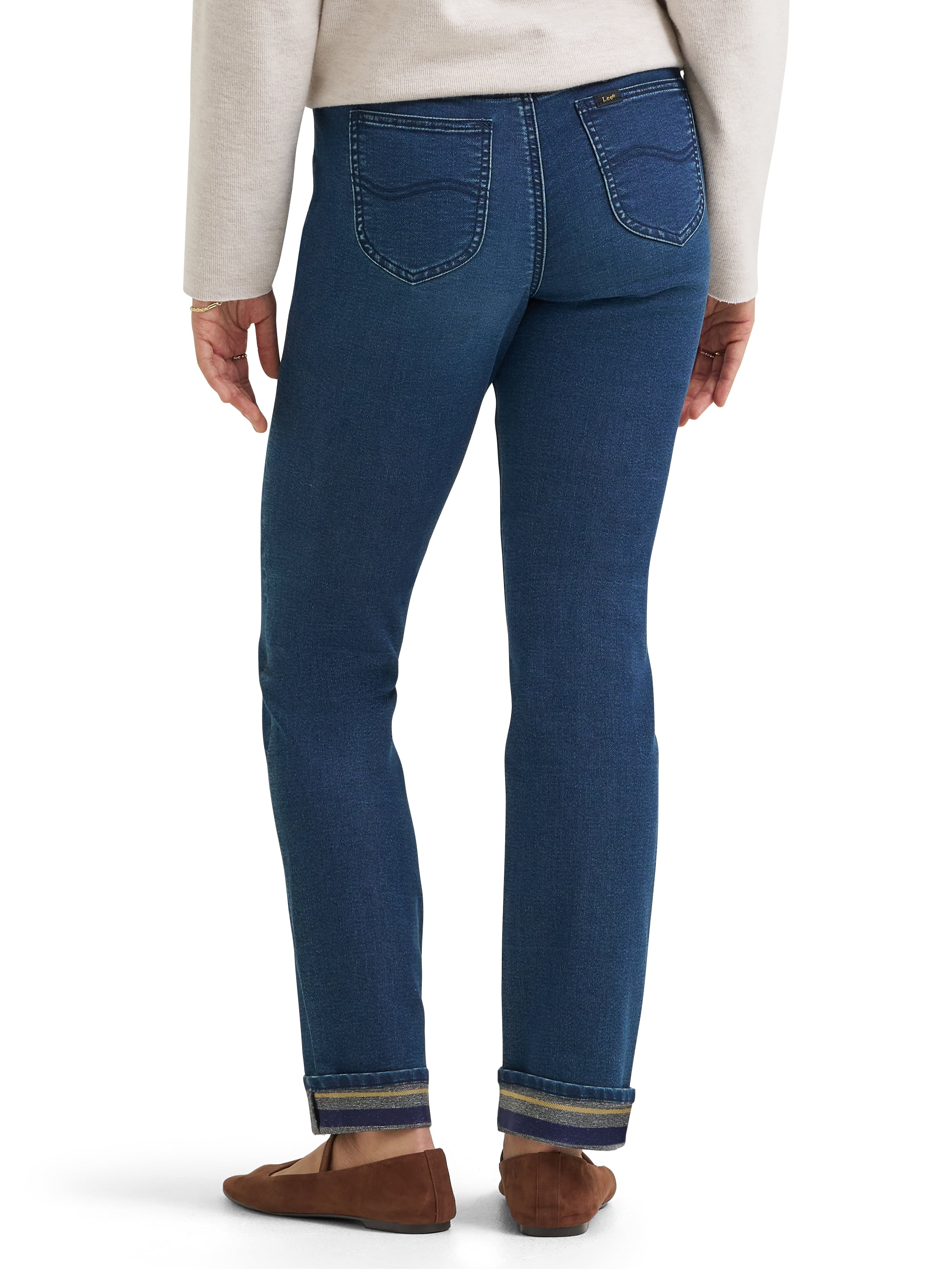 Lee® Women's Legendary Lined Straight Leg Denim Jeans