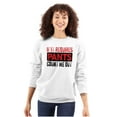 thumbnail image 3 of If It Requires Pants Funny Introvert Unisex Plus Fleece Graphic Sweatshirt Brisco Brands 3X, 3 of 5