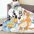 thumbnail image 3 of Lsque Bluey Pattern Fuzzy Fleece Throw Blanket Extra Large,Super Soft,Fluffy and Warm Blankets for Couch,Bed,All Season Use (40"x30"), 3 of 7