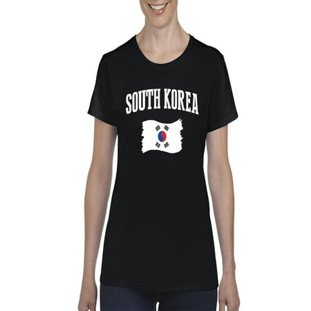 South Korea Women Shirts T-Shirt Tee