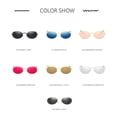 thumbnail image 3 of Womens Oval Sunglasses UV400 Protection Mirror Lens Alloy Frame Stylish Eyewear for Driving Fishing Party Shopping, 3 of 4