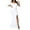 White formal dresses for women, variant on Gifts Usmixi Formal Dresses for Women Wedding Guest Elegant Sexy Strapless Bodycon Slit Mermaid Maxi Dresses Tube Top Elbow-Length Solid Summer Long Dress White l