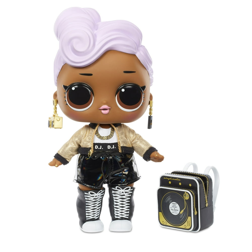 LOL Surprise Big B.B. (Big Baby) D.J. 11" Large Doll, Unbox Fashions