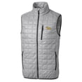 thumbnail image 2 of Men's Cutter & Buck Gray Pitt Panthers Big & Tall Rainier PrimaLoft Eco Full-Zip Puffer Vest, 2 of 3