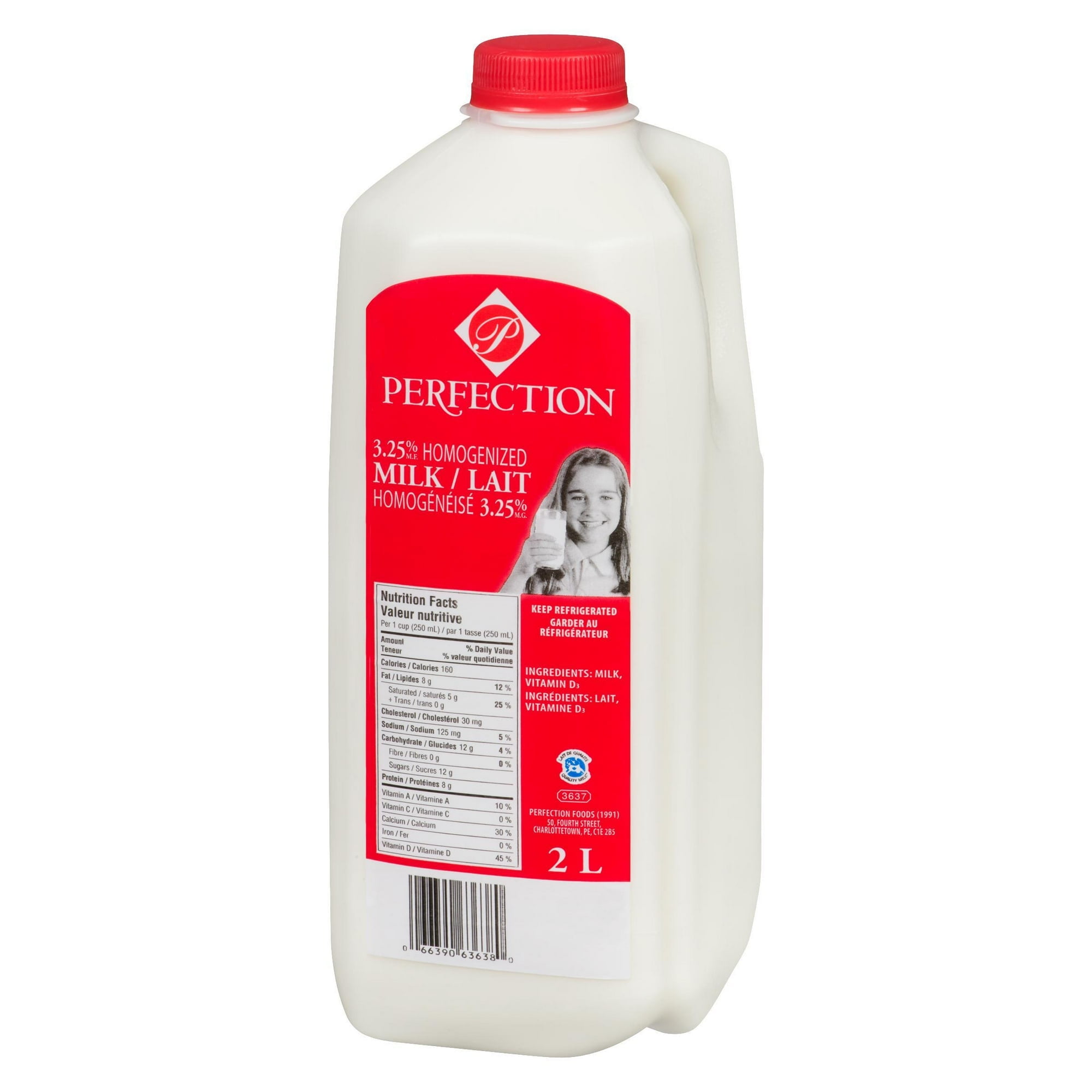 Perfection Lait Homoginisé Perfection Lait Homo 1L