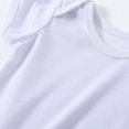 thumbnail image 4 of Body De Bebé Canastilla Onesies Para Niños Pequeños Niñas Niños Camiseta De Manga Corta Con Estampado De Letras Mono Mameluco Blanco Odeerbi LM103-6106, 4 of 7