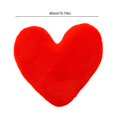 thumbnail image 2 of Tyidzon Soft Heart Throw Pillow Plush Heart Shaped Decorative Pillow Faux Rabbit Fluffy Cushion for Living Fit Bed Dining Sofa Car, 2 of 8