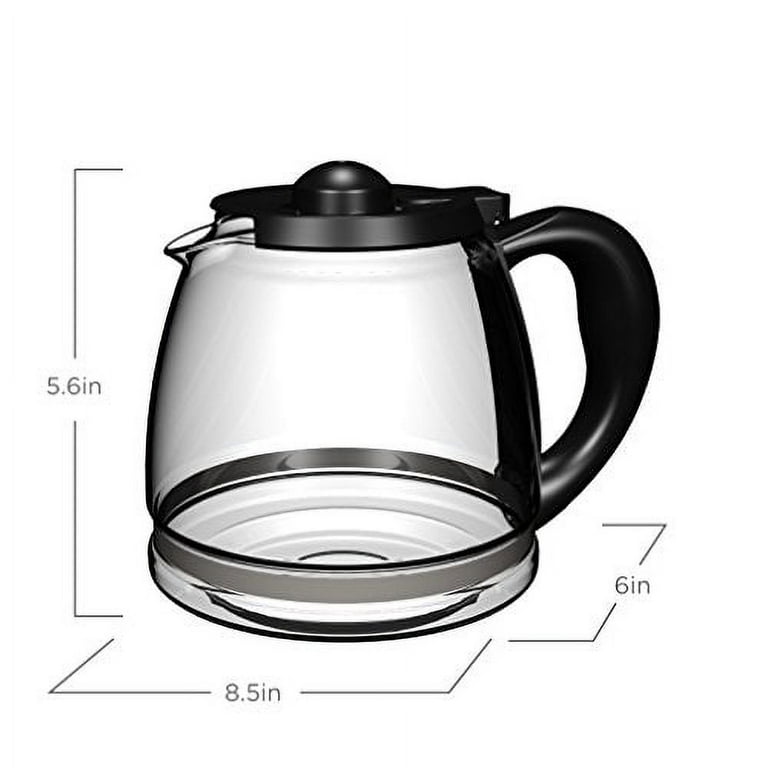 BLACK+DECKER 12-Cup* Replacement Carafe, Glass, GC3000B-T 