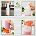 thumbnail image 4 of AME D'ESSENCE (6-PCS-1Qt) Orange Store N Pour Spout Bottle Containers Flow-N-Stow Fruit Juice & Liquor Bar Pour Bottles 1 Quart, 4 of 6