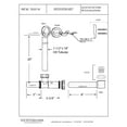 thumbnail image 2 of Westbrass 7931817-AF-07 Brass Above Floor Bath Assembly with Tip-Toe Drain and 2-Hole Faceplate, Satin Nickel, 2 of 13