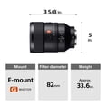 thumbnail image 2 of Sony FE 135mm F1.8 GM Lens for E, 2 of 13