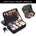 thumbnail image 3 of New Upgrade Large Capacity Cosmetic Bag Hot-selling Professional Women Travel Makeup Case, 3 of 6