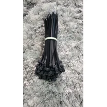 Utilitech 200-Pack 8-In Nylon Zip Ties Cable Ties Black