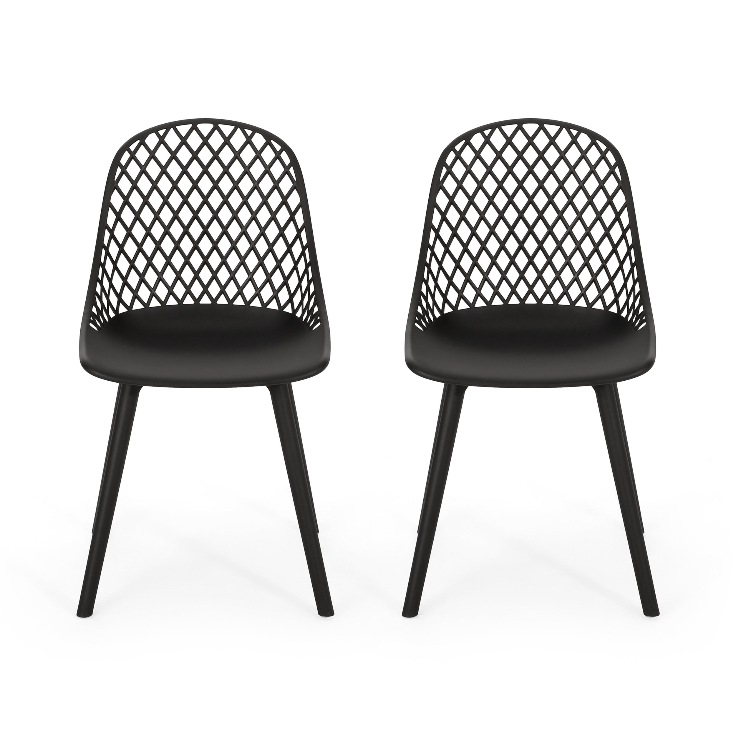 Outdoor Modern Dining Outdoor Modern Dining Chair, Set of 2
