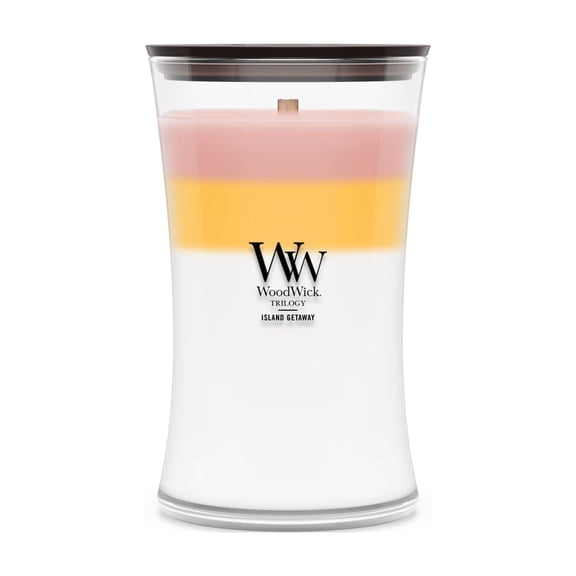 WoodWick Island Getaway Large Hourglass Trilogy Candle