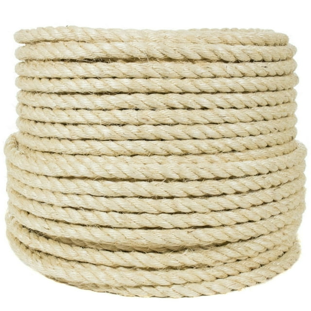 CHUANK Corde en Sisal Torsadée Naturelle Longueurs et Diamètres Multiples