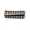 Antique Silver, variant on KD By AxLabs 8-String Hardtail Bridge - String-Through-Body, 4-Screw Mount