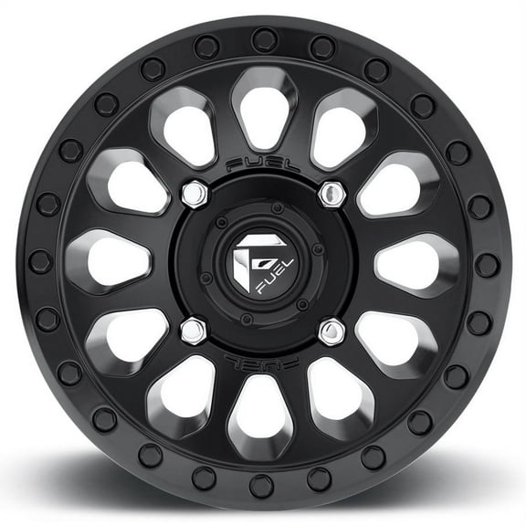 Fuel Vector 15x7 ATV/UTV Wheel - Matte Black (4/156) 4 3 [D5791570A544]