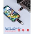 thumbnail image 2 of Unidad flash USB C de 32 GB, paquete de 5 unidades, doble unidad USB 3.0 de Wooolken, 2 of 8