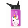 thumbnail image 2 of Botella de Agua para Niños 355ml Unicornio | Con Asa, 2 Tapas, 2 Popotes y Cepillo | Libre de BPA | B Life, 2 of 6
